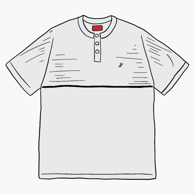 Supreme Terry S/S Henley White