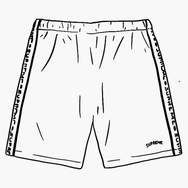 Supreme Terry Short White