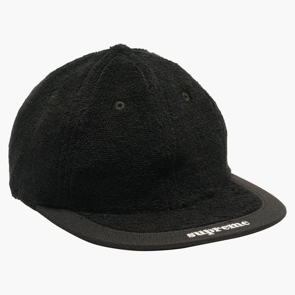 Supreme Terry Visor Logo 6-panel svart