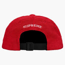 Supreme Terry Visor Logo 6-Panel Red