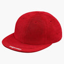 Supreme Terry Visor Logo 6-Panel Red
