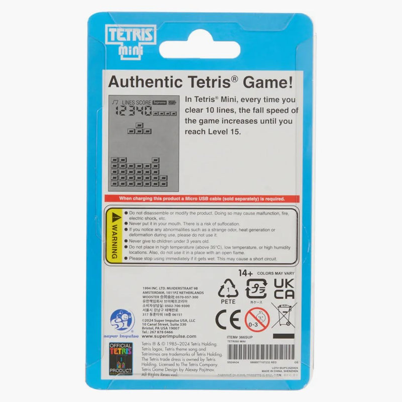 Supreme Tetris Mini Blue