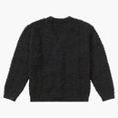 Supreme Textured Knotted Cardigan Black