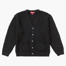 Supreme Textured Knotted Cardigan Black
