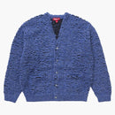 Supreme Textured Knotted Cardigan Blue