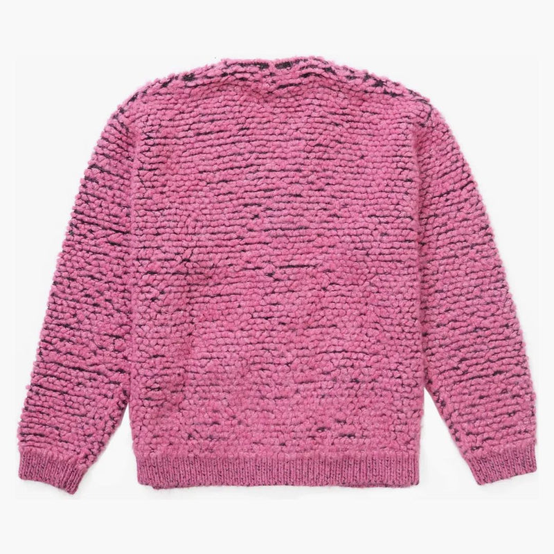Supreme Textured Knotted Cardigan Pink
