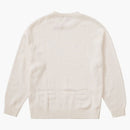 Supreme Textured Small Box Sweater White