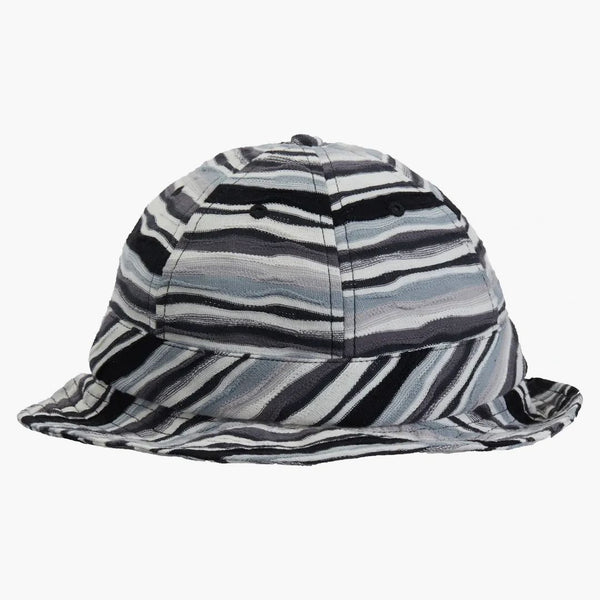 Supreme Textured Stripe Bell Hat Black