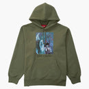 Supreme the crow hooded sweatshirt light olive