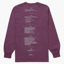 Supreme the crow l/s tea plum