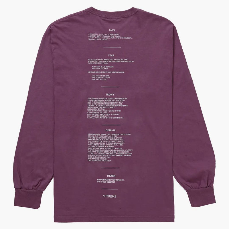 Supreme the Crow L/S Tea Plum