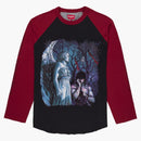 Supreme the crow raglan l/s tea cardinal graveyard