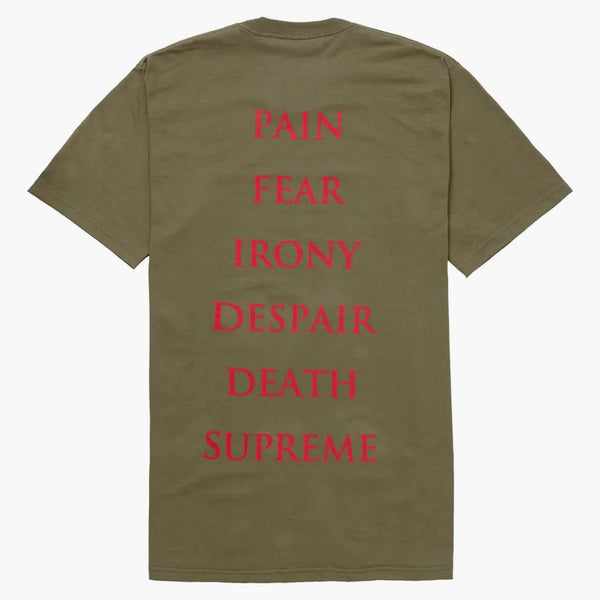 Supreme the crow tea light olive