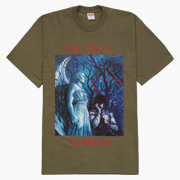 Supreme the crow tea light olive