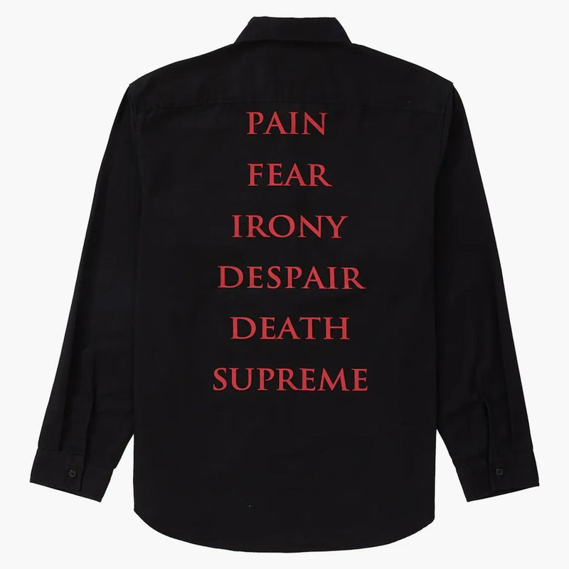 Supreme the Crow Work Shirt Negro