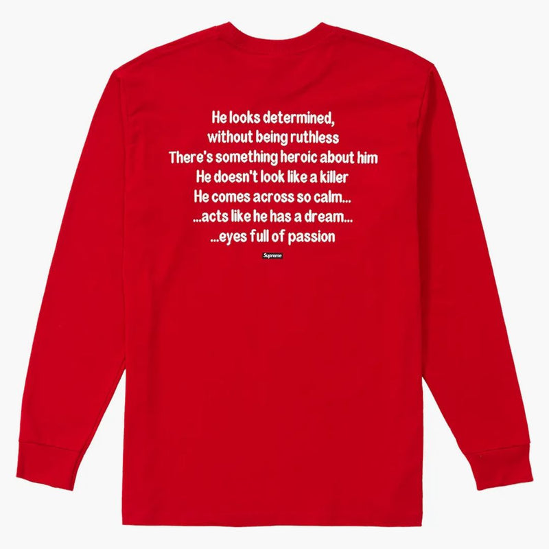 Supreme The Killer L/s Tee Red