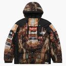 Supreme The North Face 800-fill Half Zip Hooded Pullover Times Square