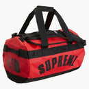 Supreme The North Face Arc Logo Small Base Camp Duffle Bag Red