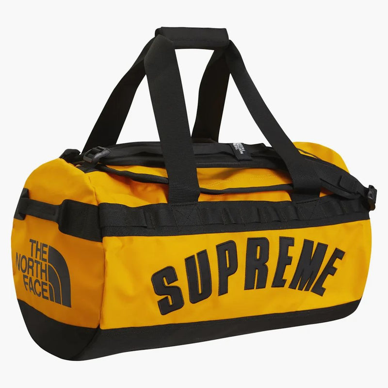 Supreme The North Face Arc Logo Small Base Camp Duffle Bag Yellow