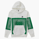 Supreme The North Face Bandana Hooded Sweatshirt White