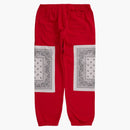 Supreme The North Face Bandana Sweatpant Red