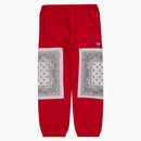 Supreme The North Face Bandana Sweatpant Red