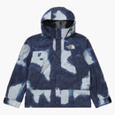 Supreme The North Face Bleached Denim Print Mountain Jacket Indigo