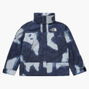 Supreme The North Face Bleached Denim Print Mountain Jacket Indigo