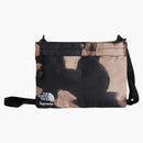 Supreme The North Face Bleached Denim Print Shoulder Bag Black