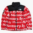 Supreme The North Face By Any Means Nuptse Jacket Red