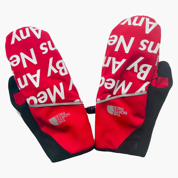 Supreme The North Face By Any Means Winter Runners Gloves Red