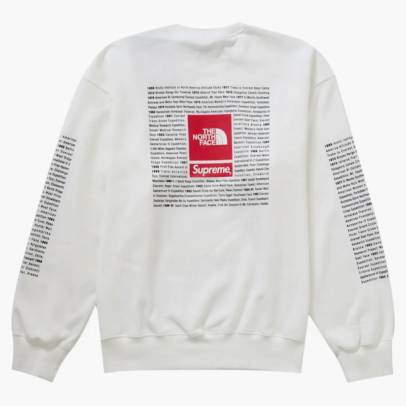 Supreme The North Face Crewneck White