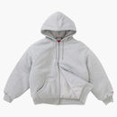 Nejvyšší na severu tvář dolů naplněný zip nahoru mikina s kapucí heather šedá