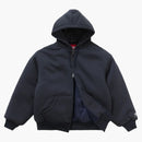 Supreme The North Face Down Filled Zip Up Hooded Sweatshirt Navy