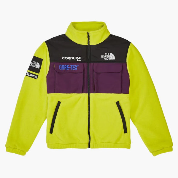 Supreme The North Face Expedition Fleece (fw18) Jacket Sulphur