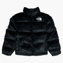 Supreme The North Face Faux Fur Nuptse Jacket Black