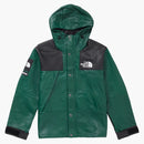 Supreme The North Face Leather Mountain Parka Dark Green