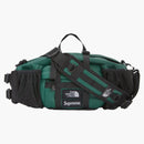 Supreme The North Face Leather Mountain Waist Bag Dark Green