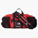 Supreme The North Face Leather Mountain Waist Bag Red