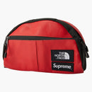 Supreme The North Face Leather Roo Ii Lumbar Pack Red