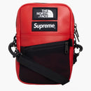 Supreme The North Face Leather Shoulder Bag Red