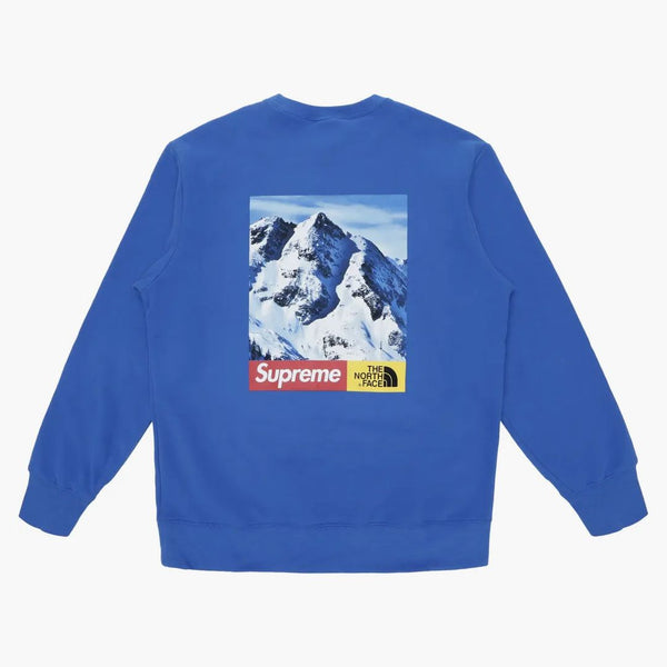 Supreme The North Face Mountain Crewneck Sweatshirt Royal
