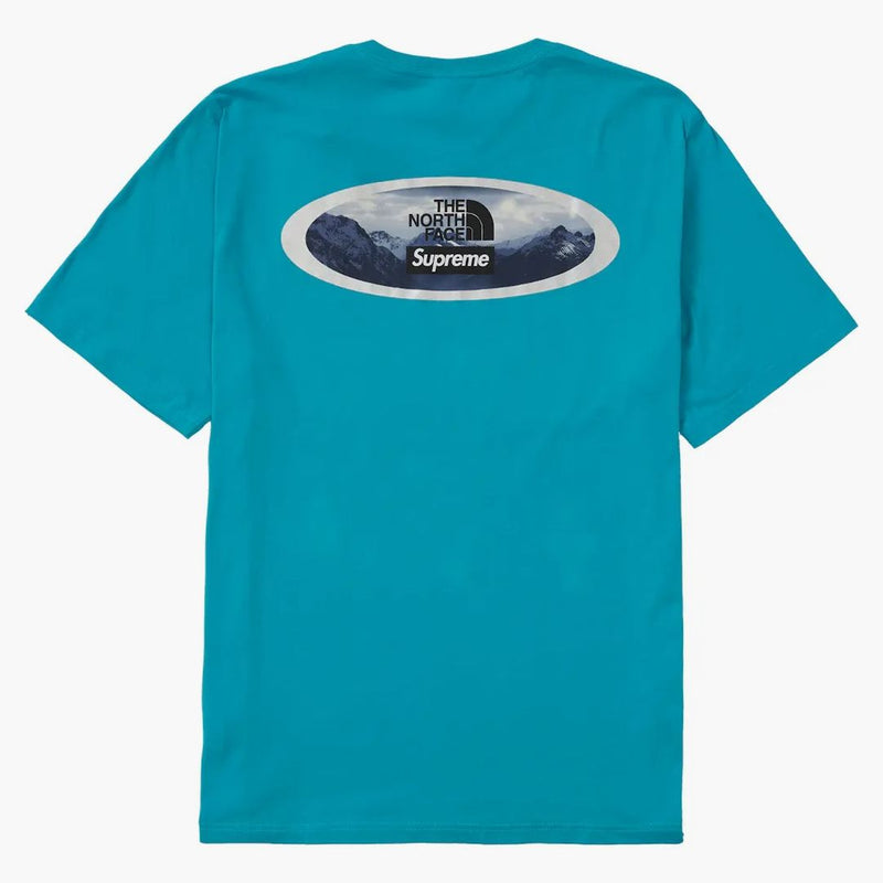 Supreme The North Face Mountains Tee Teal