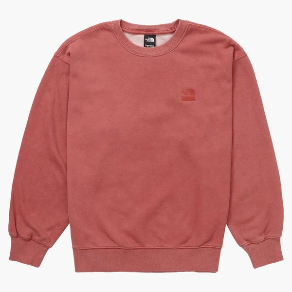 Supreme The North Face Pigment Printed Crewneck Red