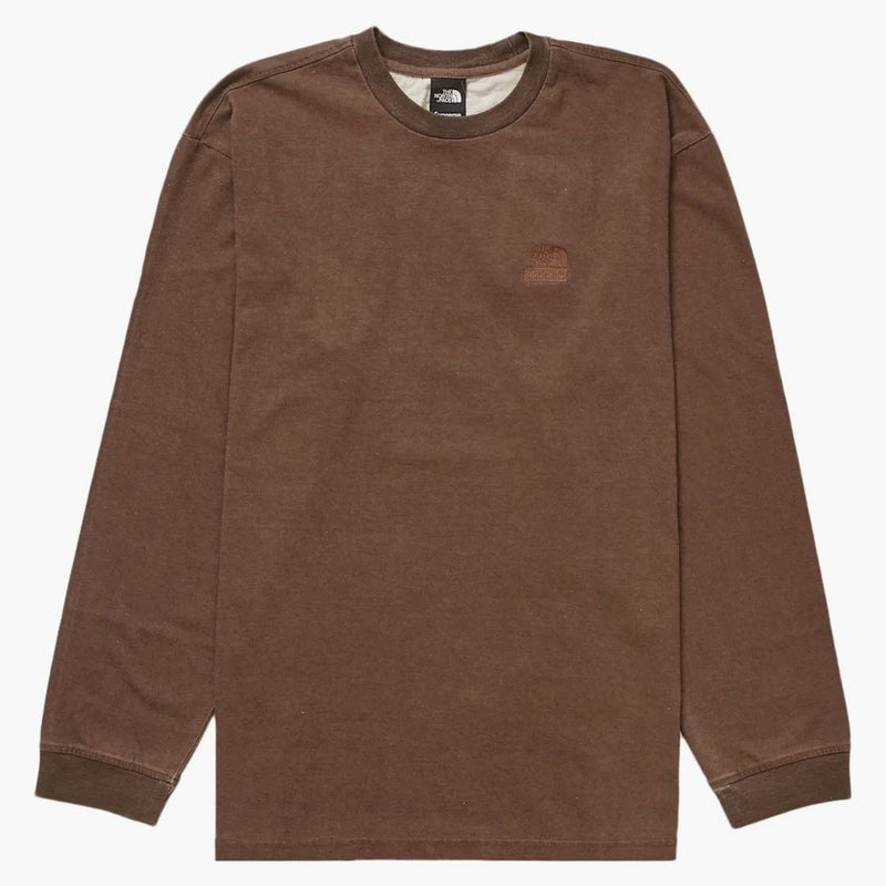 Supreme The North Face Pigment Printed L/s Top Brown