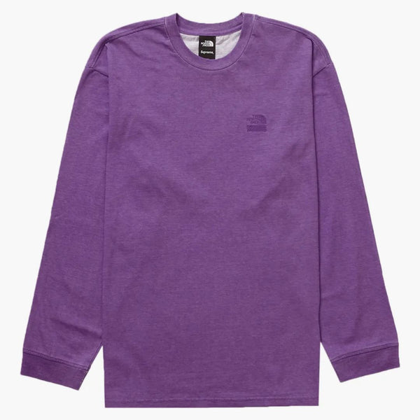 Supreme The North Face Pigment Printed L/s Top Purple
