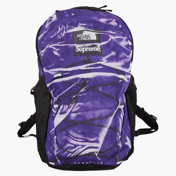 Supreme The North Face Printed Borealis Trompe L'oeil Backpack Purple