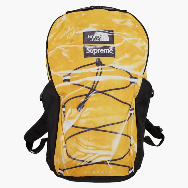 Supreme The North Face Printed Borealis Trompe L'oeil Backpack Yellow