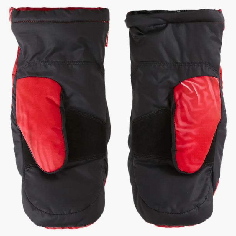 Supreme The North Face Printed Montana Trompe L'oeil Mitt Red