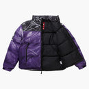 Supreme The North Face Printed Nuptse Trompe L'oeil Jacket Purple
